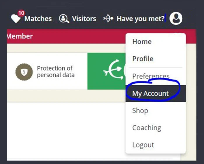 Delete Your EliteSingles Account on Android