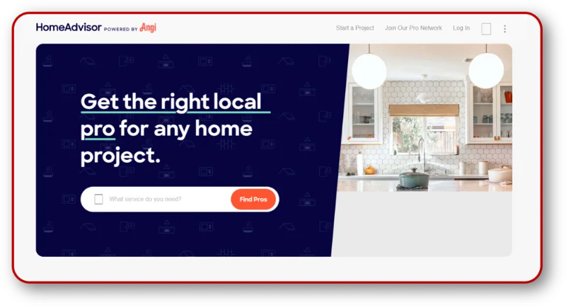 HomeAdvisor - Your Partner for Perfect Home